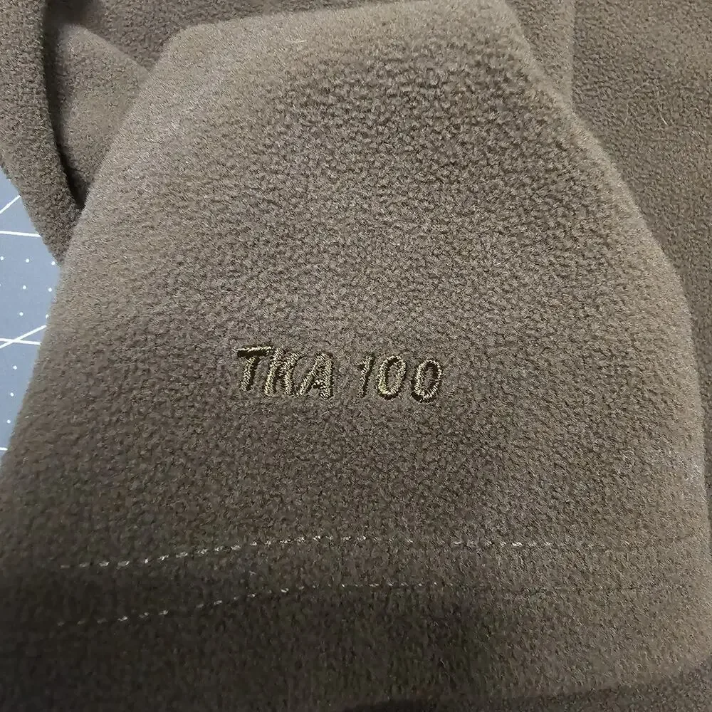 The North Face Jacket XXL Brown TKA 100 Glacier Fleece 1/4 Zip Gorpcore Camp